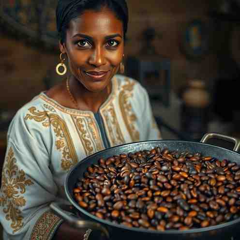 Eritrean Buna - Roasting Coffee Beans at Home
